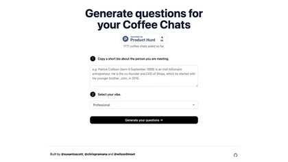 Coffee Chat AI